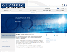 Tablet Screenshot of olympicbankingsystem.com